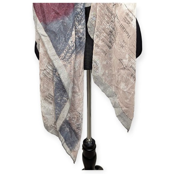 New York City Themed Oversized Scarf - Picture 4 of 6